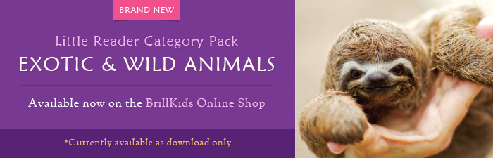 Little Reader Category Pack - Exotic & Wild Animals: Available now on the BrillKids Online Shop