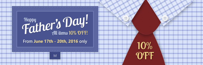 BrillKids Father's Day - Get 10% OFF on all items!